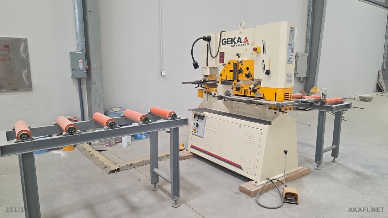 For Sale: Spanish GEKA Hydracrop 80 S Shearing & Punching Machine 2024 - Excellent Condition