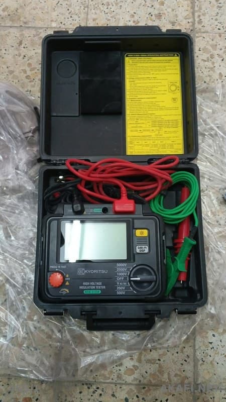 Kyoritsu KEW 3125A High Voltage Insulation Tester 5000V – Electrical Insulation Resistance Tester