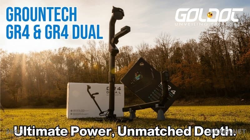 Groundtech GR-4 DUAL – Professional 3D Ground Scanner & Metal Detector with 15-Meter Depth