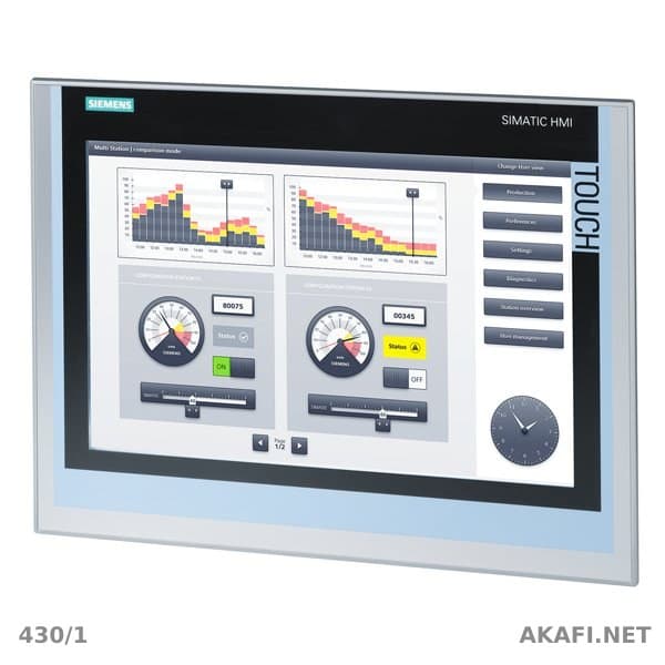 Siemens SIMATIC HMI TP1500 Comfort – 15英寸工业触摸屏面板 (6AV2124-0QC02-0AX0)