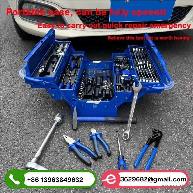 Wanted: Agents for Auto Repair Tool Set Direct from Factory – Home Toolbox, Three-Layer Foldable Pliers Wrap